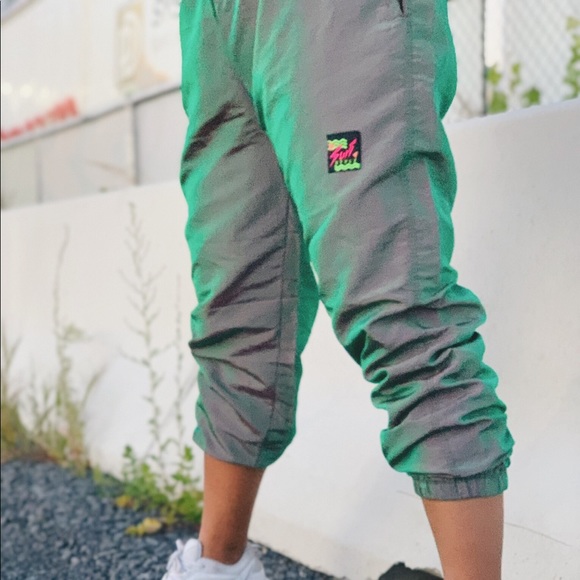 Vintage Surf Style track pants chrome UNISEX - Picture 3 of 6